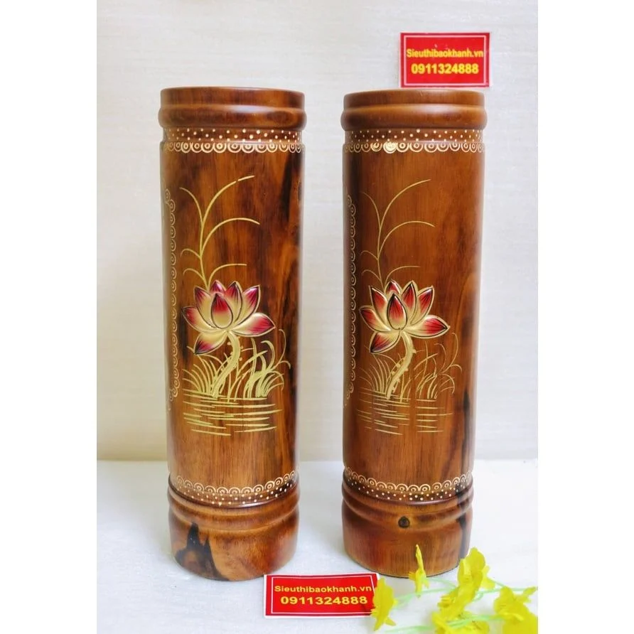 LỌ ĐỰNG HƯƠNG GỖ QUÝ 28CM-MỸ NGHỆ BẢO KHÁNH