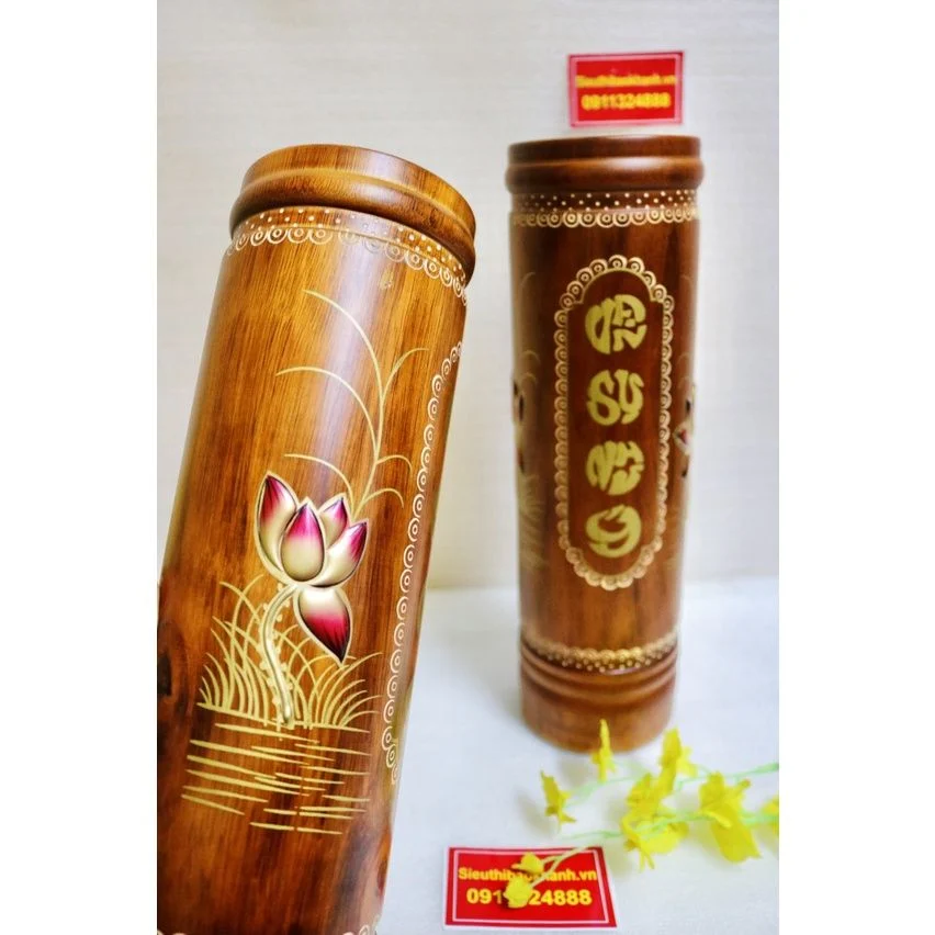 LỌ ĐỰNG HƯƠNG GỖ QUÝ 28CM-MỸ NGHỆ BẢO KHÁNH