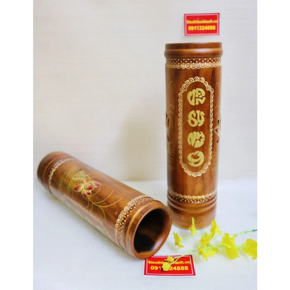LỌ ĐỰNG HƯƠNG GỖ QUÝ 28CM-MỸ NGHỆ BẢO KHÁNH